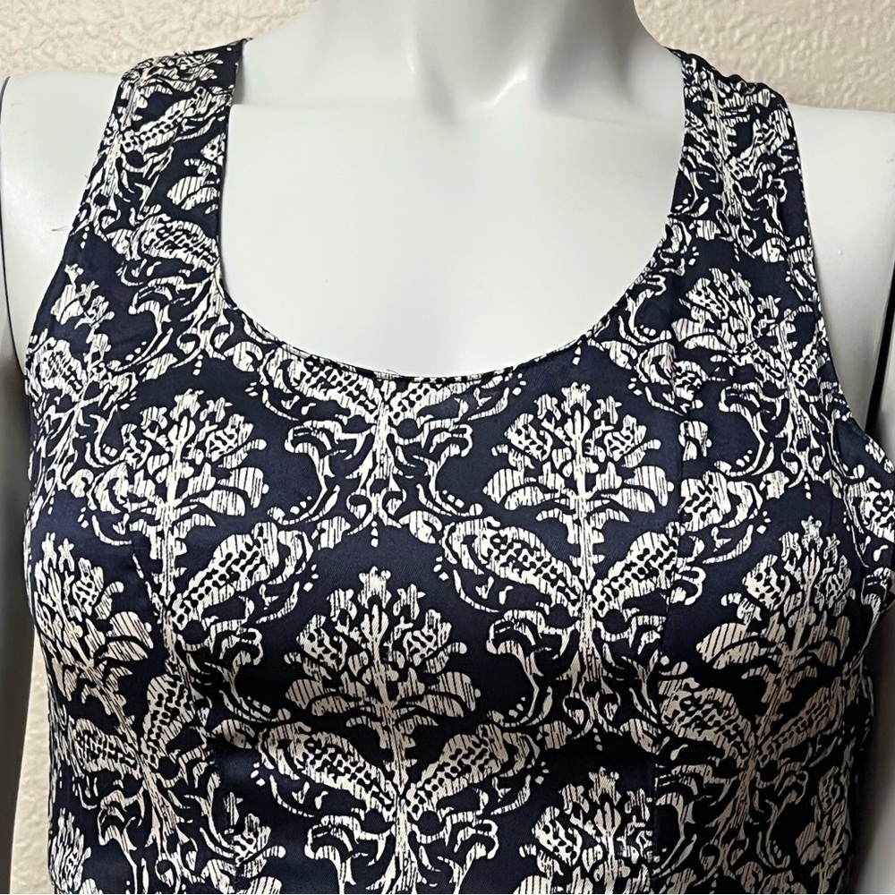 Anthropologie Lili’s Closet Blue Azar Racerback Sleeveless Ruffle Dress - Picture 6 of 14